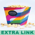 Recyclable Wholesale Custom Custom Plain Popcorn Box